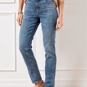 Talbots Women's Straight Leg Jeans in Kenmare Wash